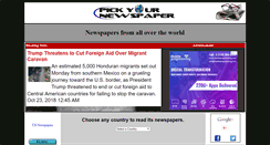 Desktop Screenshot of pickyournewspaper.com