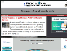 Tablet Screenshot of pickyournewspaper.com